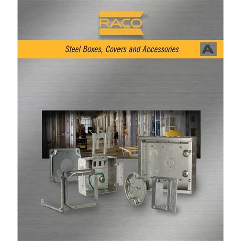 raco metal box cover|raco product catalog.